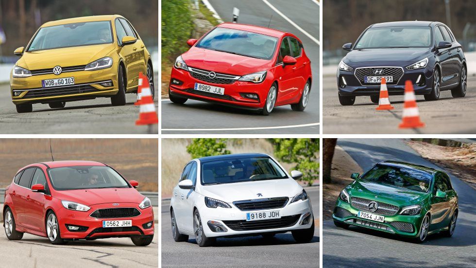 ¿El mejor compacto gasolina? Comparativa: Focus, i30, Golf, Astra, 308, León…