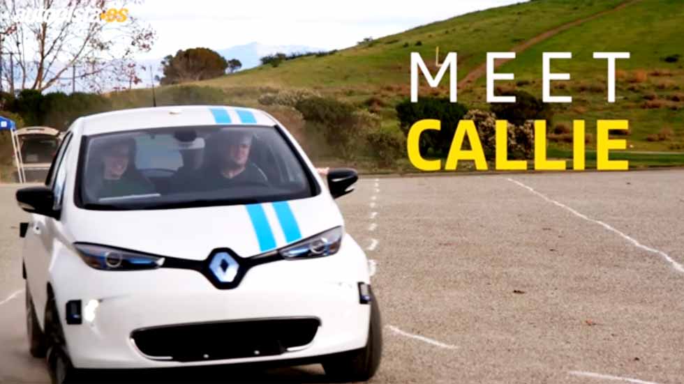Renault Zoe "Callie", así es el coche-piloto que evita obstáculos (VÍDEO)