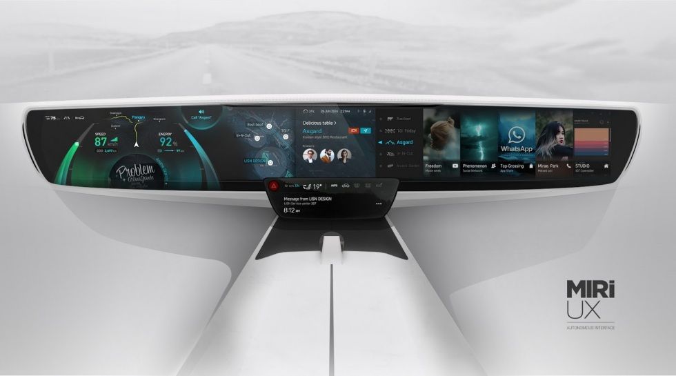 Así será el salpicadero de los coches del futuro