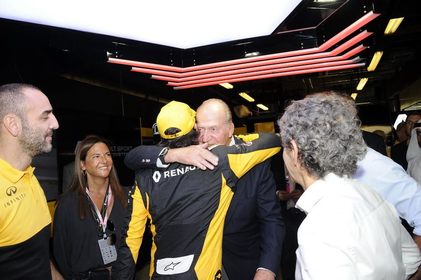 GP de Abu Dabi: el rey emérito en Yas Marina
