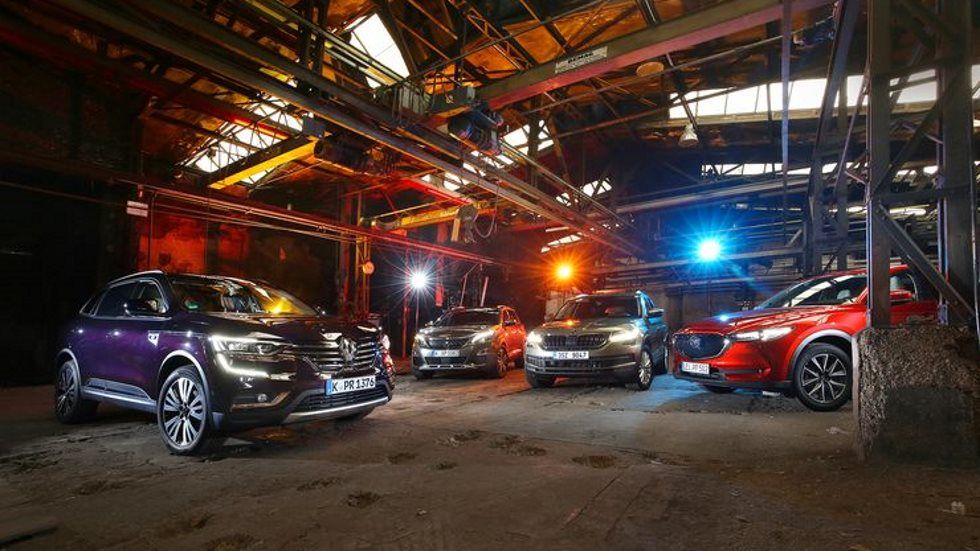 Gran comparativa SUV: Mazda CX-5, Peugeot 5008, Renault Koleos y Skoda Kodiaq