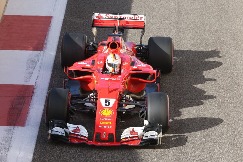 Test de Abu Dabi: Vettel y el Ferrari, los más rápidos del último día