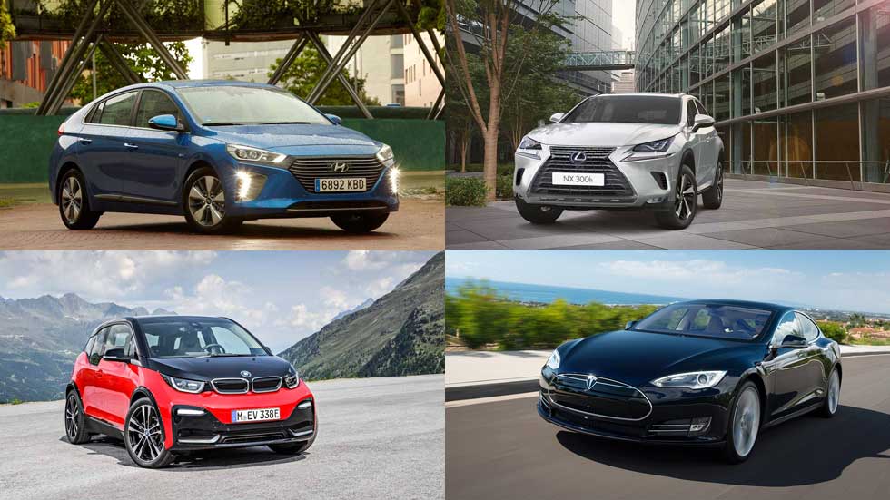 Los 10 eléctricos e híbridos más vendidos en lo que llevamos de año