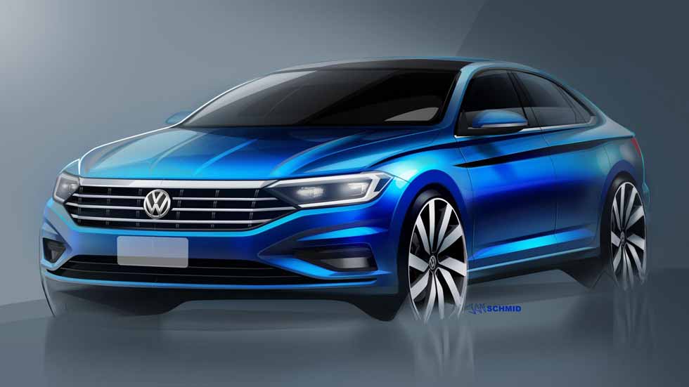 VW Jetta 2019: más fotos y datos del nuevo "mini Passat"