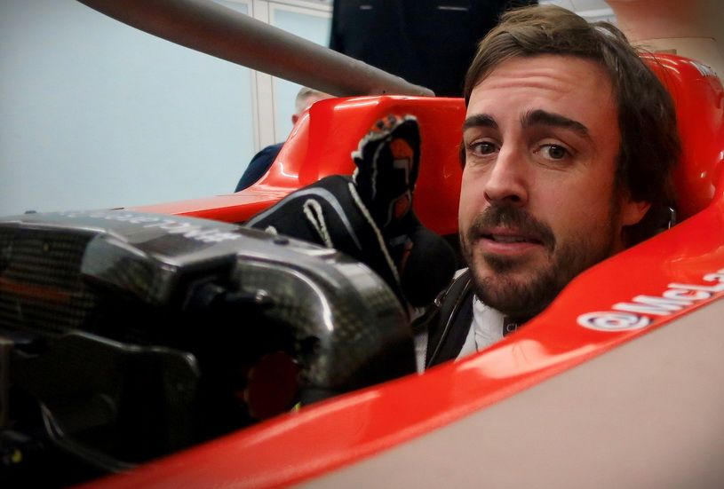 Alonso estuvo hoy en McLaren