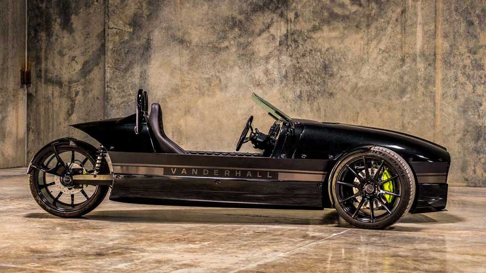Vanderhall Edison: un coche eléctrico de 3 ruedas de lo más peculiar