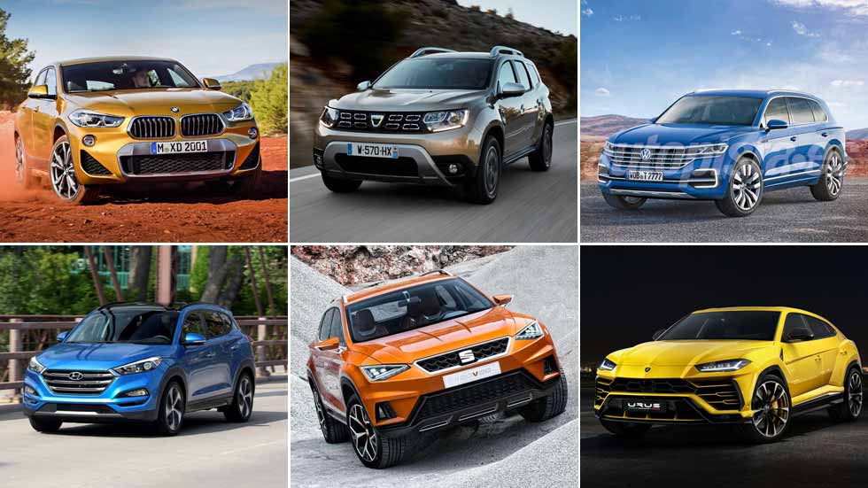 Hasta 60 nuevos SUV en 2018: Duster, Seat gran SUV, X2, Q8…