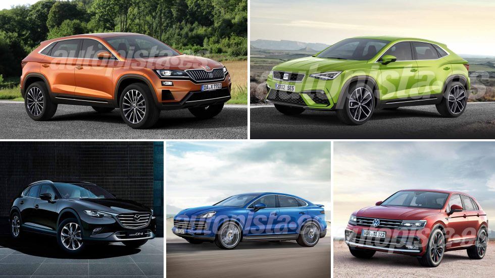 El boom de los SUV coupés: del Seat CUV a nuevos Tiguan, Sportage, Kodiaq…