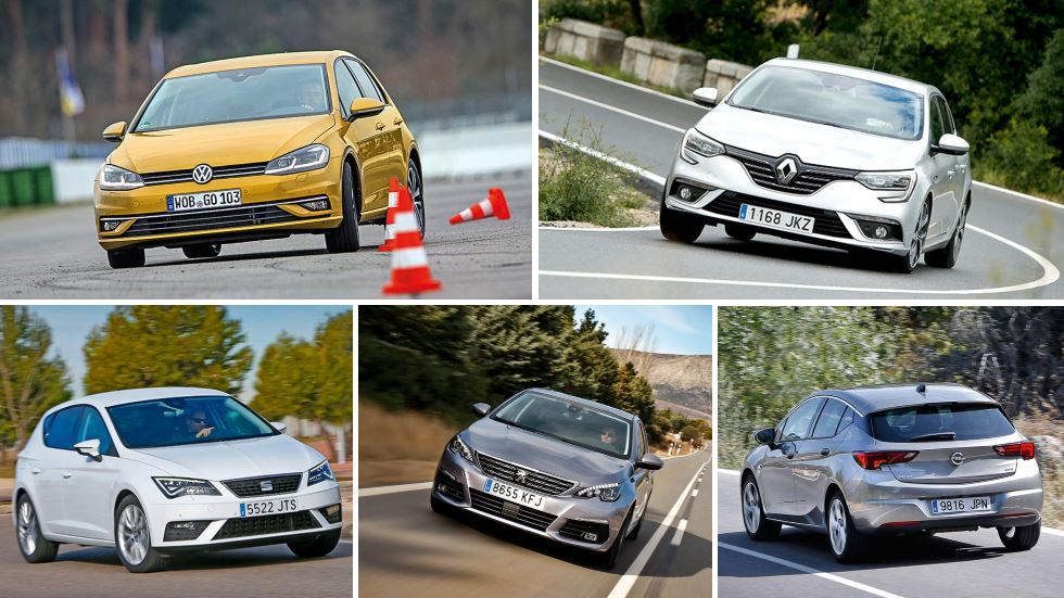 Los compactos Diesel más vendidos: Astra, 308, Mégane, León y Golf, ¿cuál es mejor?