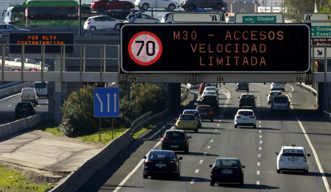 Madrid prohibirá la circulación a coches sin etiqueta ecológica