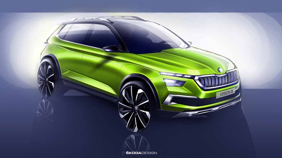 Skoda Vision X: el nuevo SUV pequeño se presenta como concepto en Ginebra