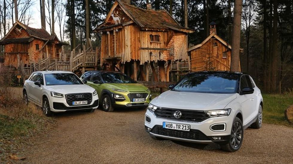 Comparativa: VW T-Roc vs Audi Q2 vs Hyundai Kona, ¿cuál es mejor?
