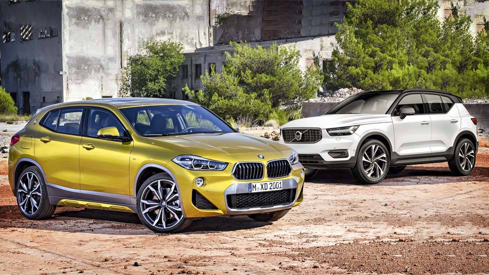 BMW X2 vs Volvo XC40: el nuevo gran duelo SUV que llega ya al mercado