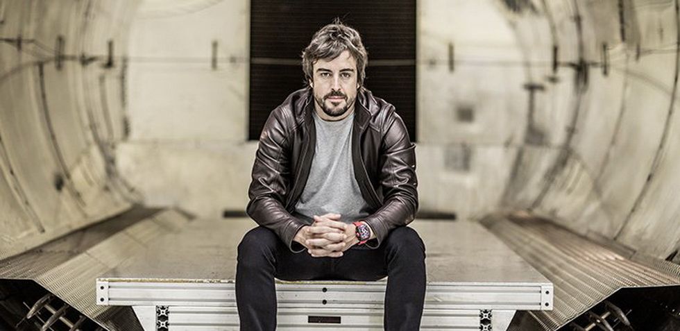 Fernando Alonso en el Mobile World Congress de Barcelona