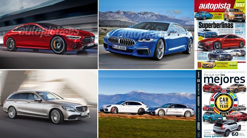 Revista Autopista 3043: superberlinas Mercedes Clase C, AMG GT, Serie 8, Audi A8…