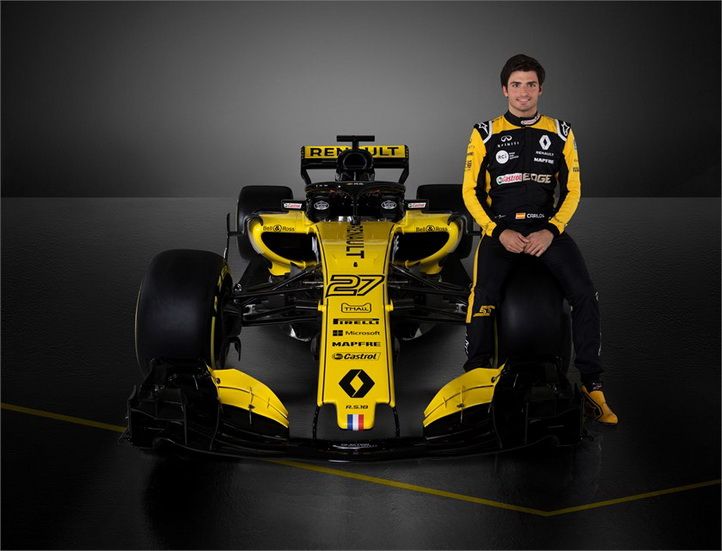 Renault presenta el nuevo RS18 de Carlos Sainz
