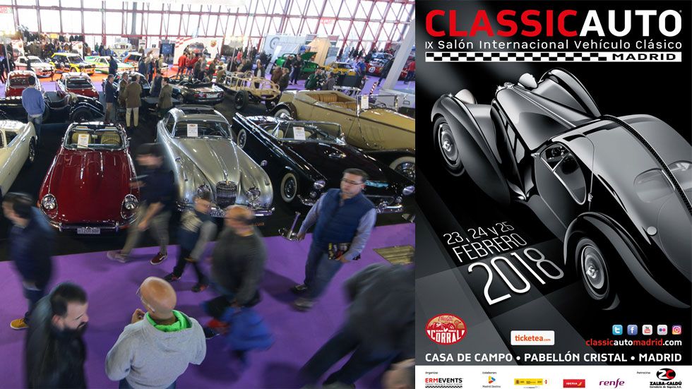 Llega ClassicAuto Madrid 2018, con 400 vehículos clásicos de exposición