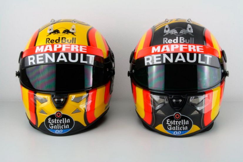 Sainz Jr. pide ayuda a sus seguidores para elegir el color de su casco