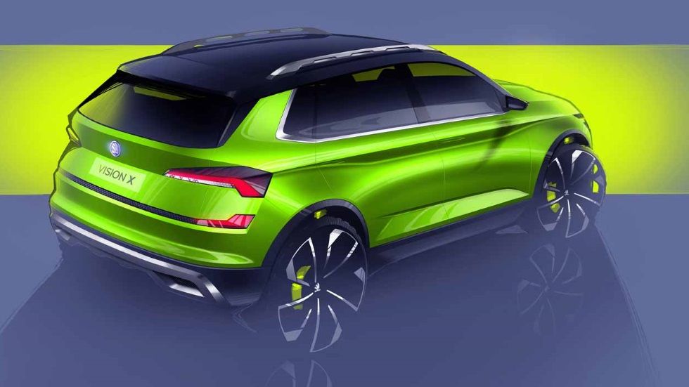 Skoda Vision X: espectacular SUV, triplemente híbrido