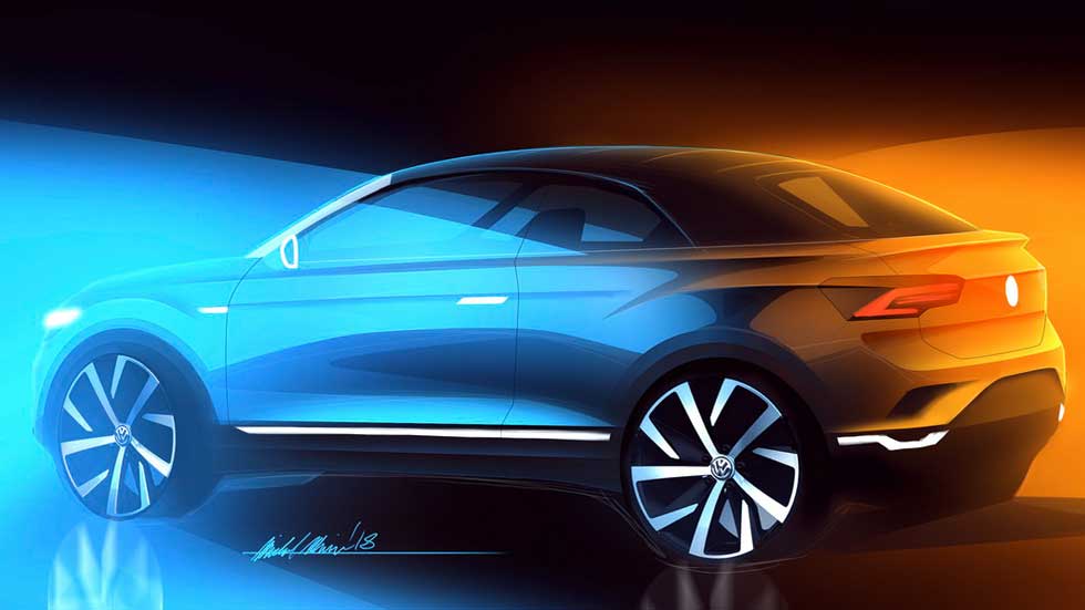 Volkswagen T-Roc Cabriolet: SUV descapotable para 2020