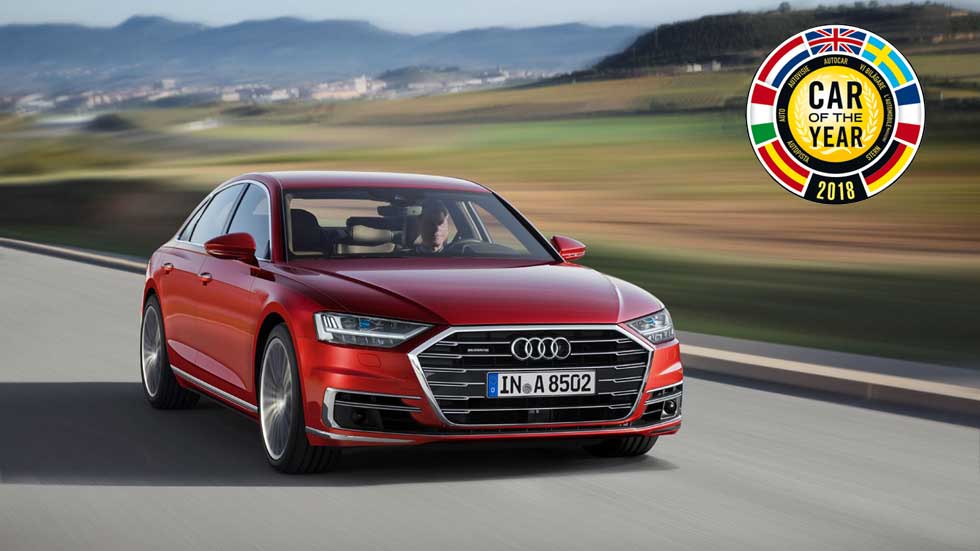 Coche del Año en Europa 2018: opiniones y claves del finalista Audi A8