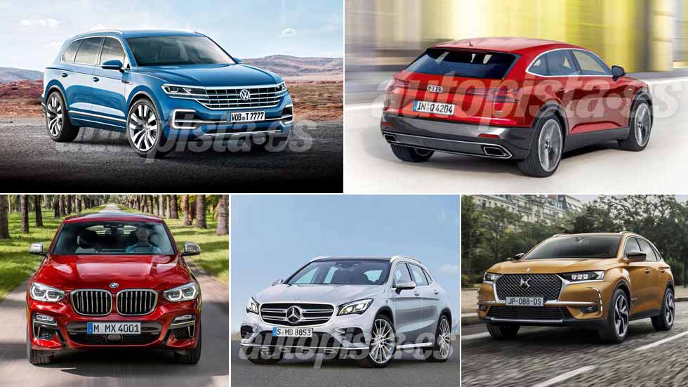 Todos los SUV premium que vienen: Audi Q4, VW Touareg, Mercedes GLA…