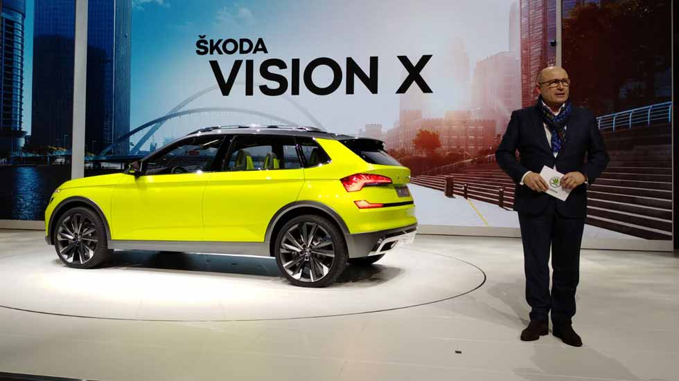 Skoda Vision X: así es el SUV híbrido de tres energías que llegará en 2019