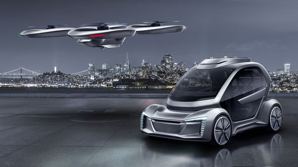 Así es el dron para llevar personas de Audi, Airbus e ItalDesign