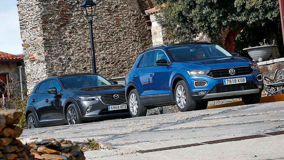 Revista Autopista 3046: VW T-Roc vs Mazda CX-3, dos SUV con estilo propio