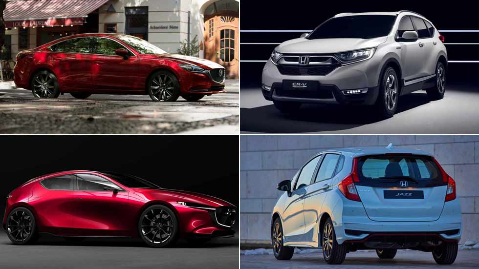 Las novedades que vienen de Honda y Mazda: CR-V, Mazda6, Mazda3…