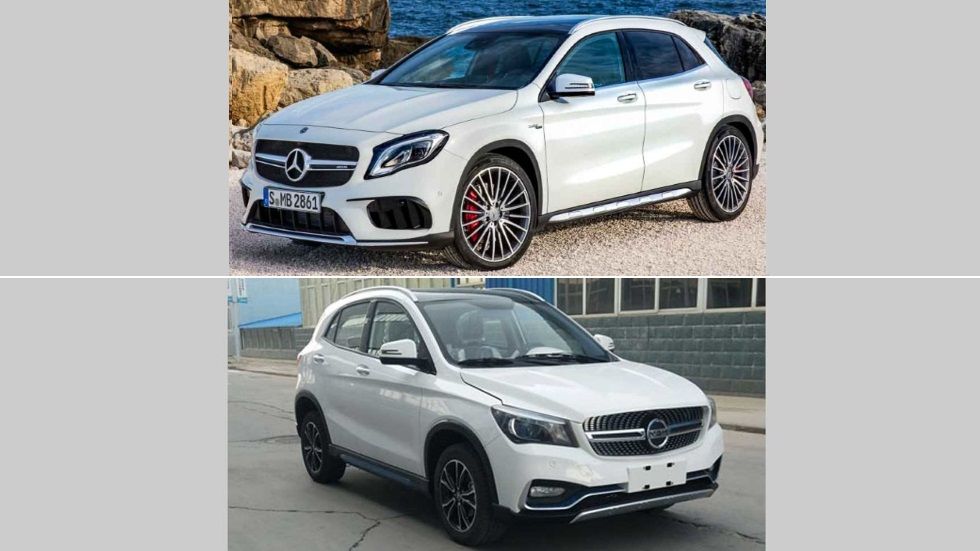 K One: otra copia china... ahora, del Mercedes GLA