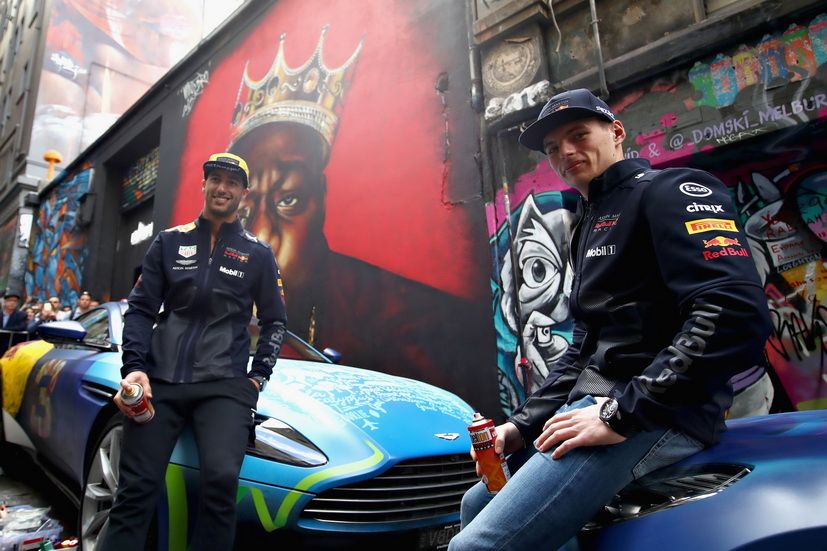 GP de Australia de F1: los pilotos de Red Bull se vuelven "grafiteros"