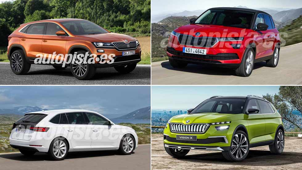 Skoda lanzará 19 nuevos coches y SUV hasta 2020: Vision X, Superb híbrido, Spaceback…