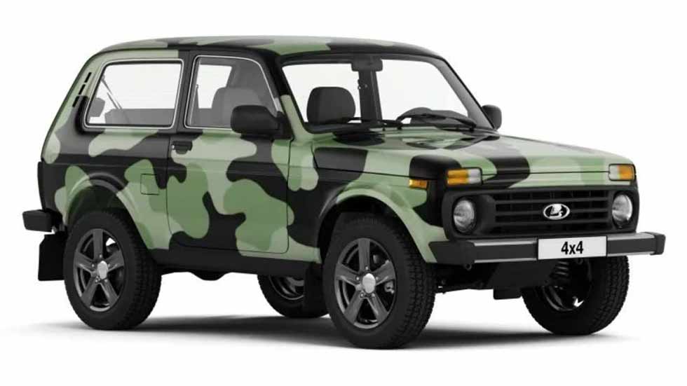 Lada Niva 4x4 2018: más guerrero que nunca con traje de camuflaje incluido
