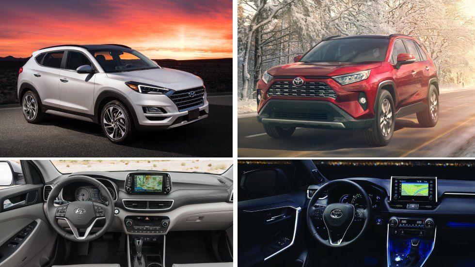 Hyundai Tucson 2018 vs Toyota RAV4 2019: los nuevos SUV que vienen