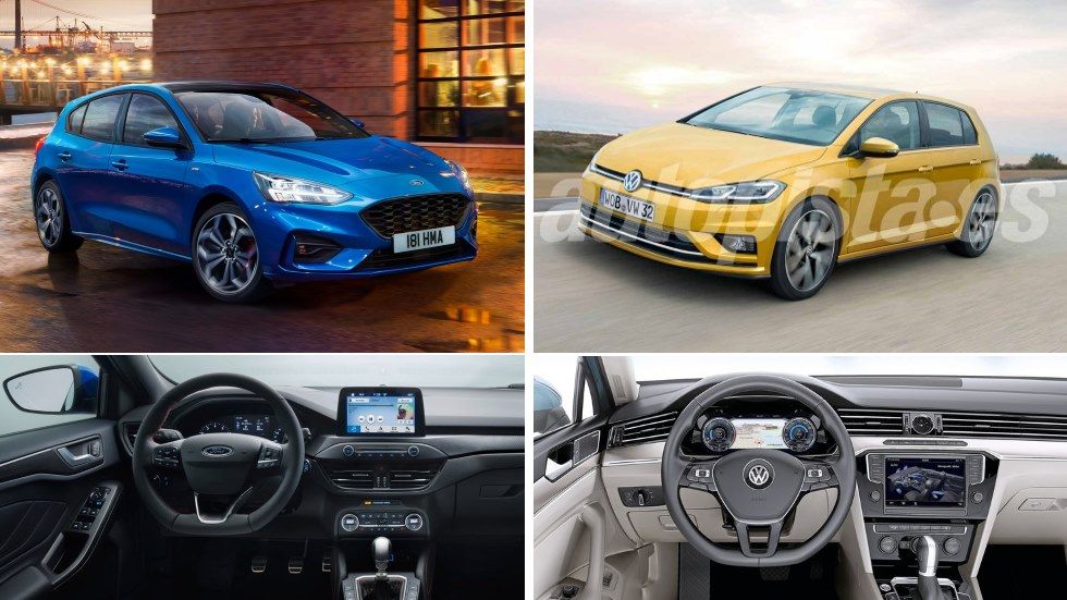Ford Focus 2018 vs VW Golf 2019: en busca del próximo compacto de referencia
