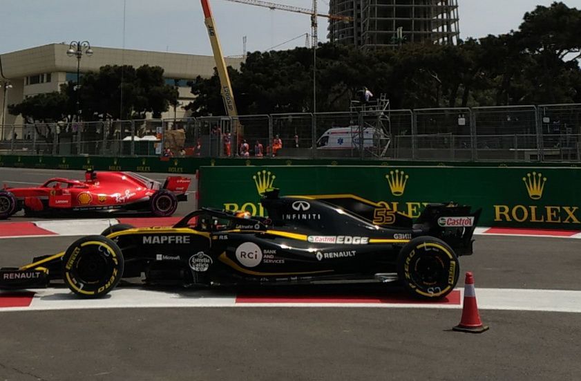GP de Azerbaiyán de F1 (FP2): Sainz, entre los diez primeros