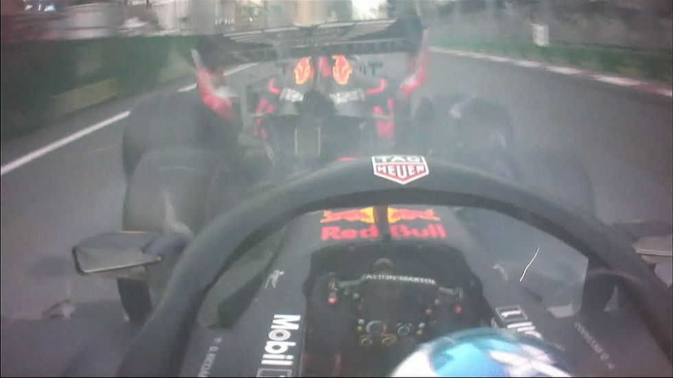 GP de Azerbaiyán de F1: accidente entre los Red Bull sin sanción