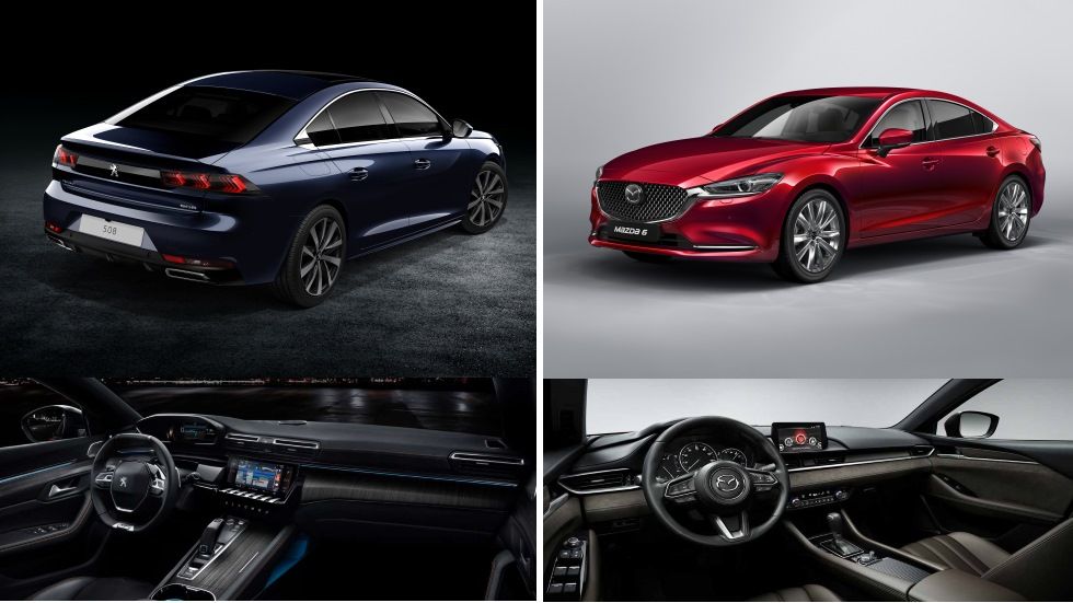 Nuevo Mazda 6 vs Peugeot 508 2018 ¿qué nueva berlina es