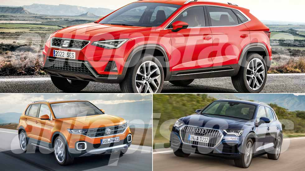 Seat Tarraco, Audi Q3 y VW T-Cross: así serán los nuevos SUV que vienen