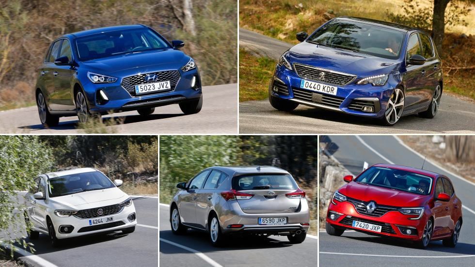Los 10 compactos más baratos: Tipo, C4 Cactus, 308, Astra, Focus, Mégane…