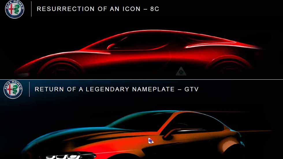 El futuro de Alfa Romeo: retorno del GTV y del 8C y dos nuevos SUV
