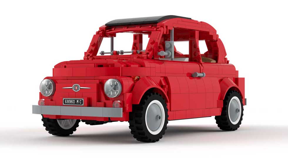 El Fiat 500 clásico de Lego puede hacerse realidad