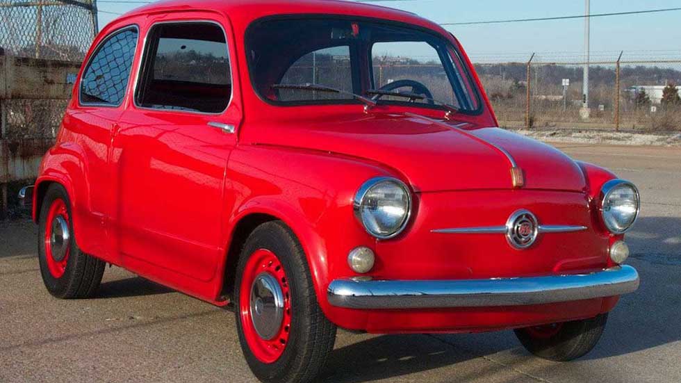 La loca historia de un Fiat 600 clásico con motor rotativo de Mazda (VÍDEO)