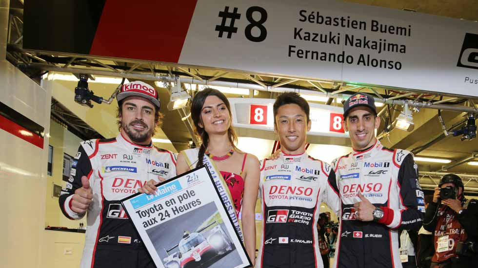 24 Horas de Le Mans 2018: Alonso y Toyota saldrán desde la pole position