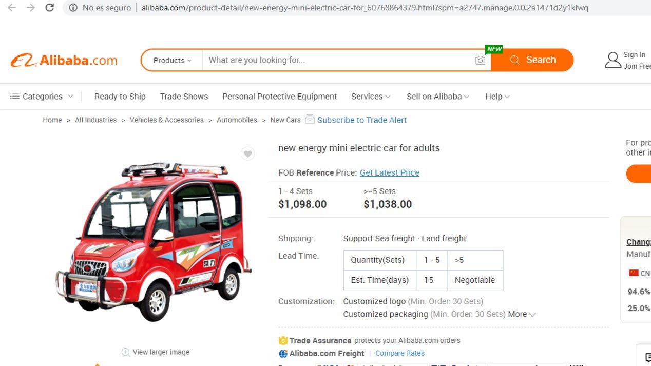 Chang Li: así es el nuevo coche de Alibaba