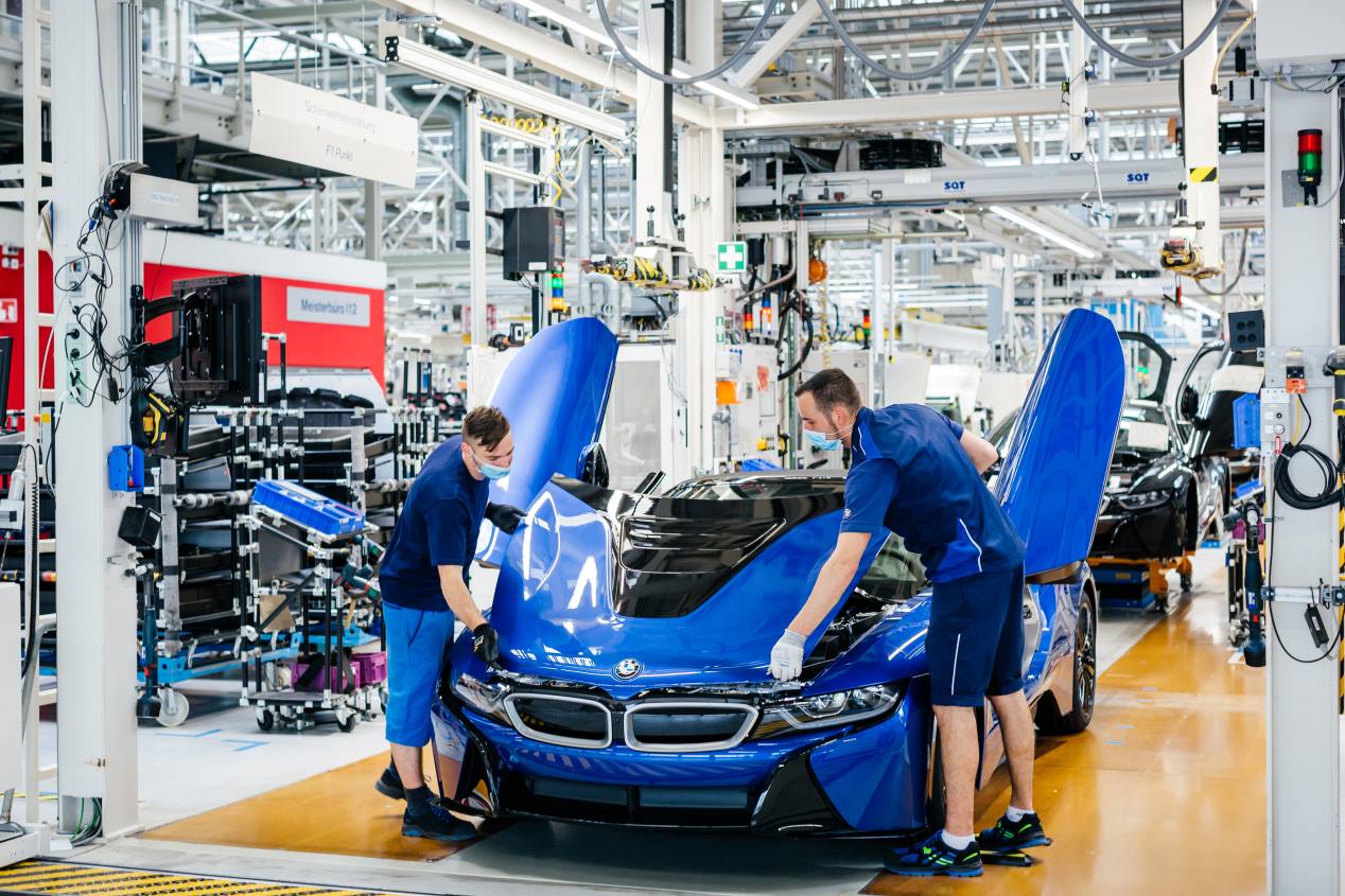 Así son los últimos BMW i8 que se han fabricado en Leipzig