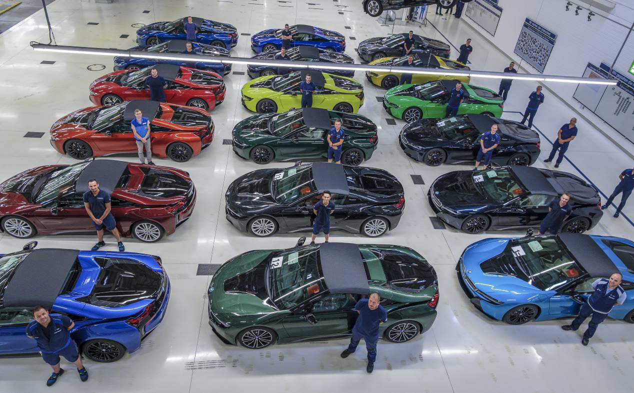 Así son los últimos BMW i8 que se han fabricado en Leipzig