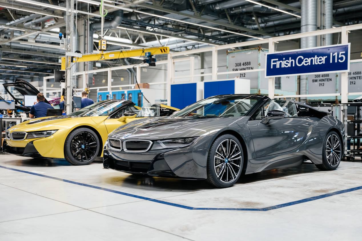 Así son los últimos BMW i8 que se han fabricado en Leipzig