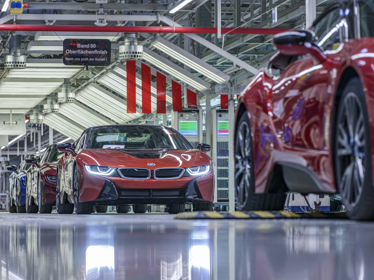 Así son los últimos BMW i8 que se han fabricado en Leipzig